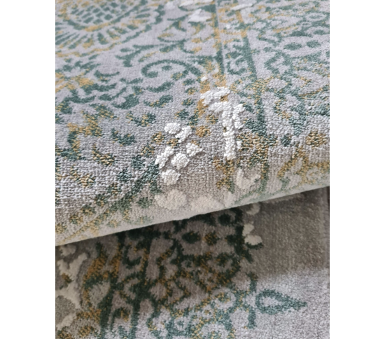 Високоворсный килим DEEP OCEAN 146JA YELLOW / GREEN - Висока якість за найкращою ціною в Україні зображення 3.